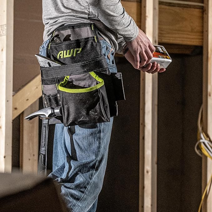 AWP Tool Pouch, Electrician Tool Pouch, Premium, Professional Multi-Pocket Organizer