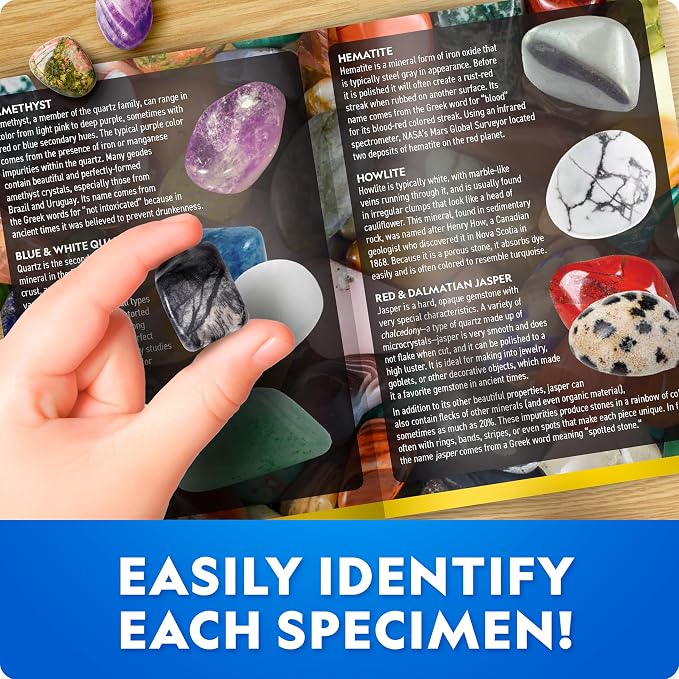 National Geographic Gigantic Gemstone Dig Kit – Excavate 100 Real Gems from a - Image 4