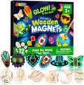 JOYIN 12 Glow in The Dark Wooden Magnets by JOYIN