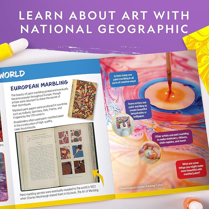 NATIONAL GEOGRAPHIC Marbling Paint Kit - Image 6