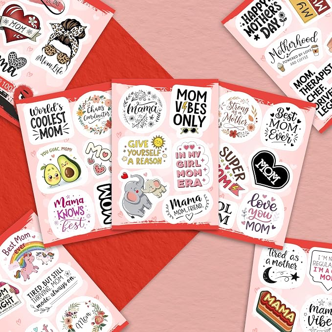 100Pcs Funny Mom Stickers for Water Bottle, Phone - Image 5