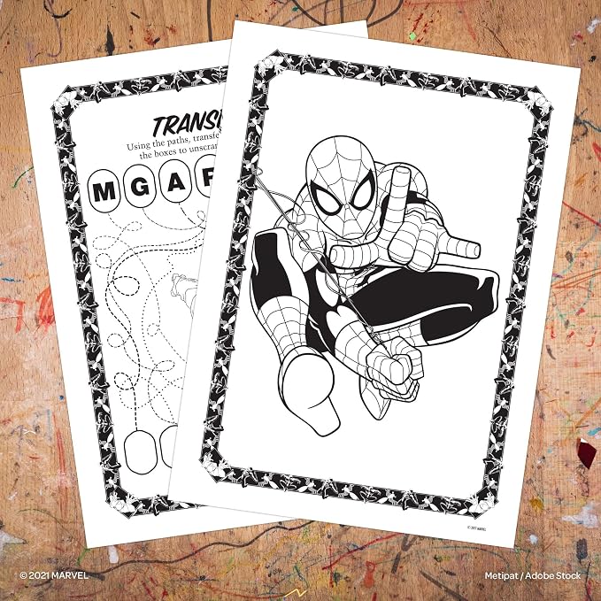 Spiderman Coloring & Activity Book Set Bundle - Image 4