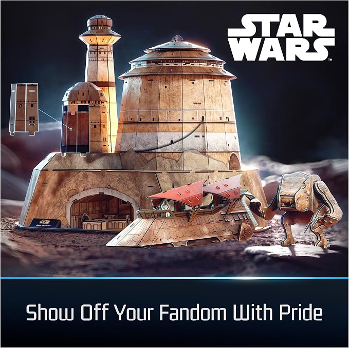 4D Build, Star Wars Jabba’s Palace 3D Model Kit, Star Wars Collectibles & Desk - Image 7