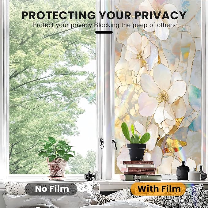 Stained Glass Window Privacy Film Static Cling - Image 5