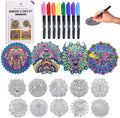 Hula Home Stained Glass Mandala Art Kit by HulaHome