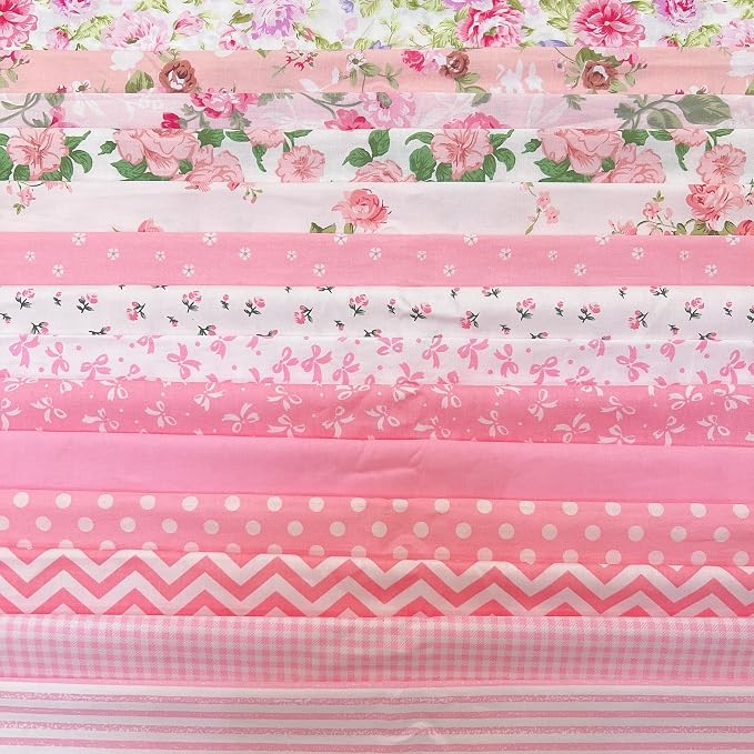 Cotton Fabric DIY Making Supplies Quilting Patchwork Fabric Fat Quarter Bundles - Image 4