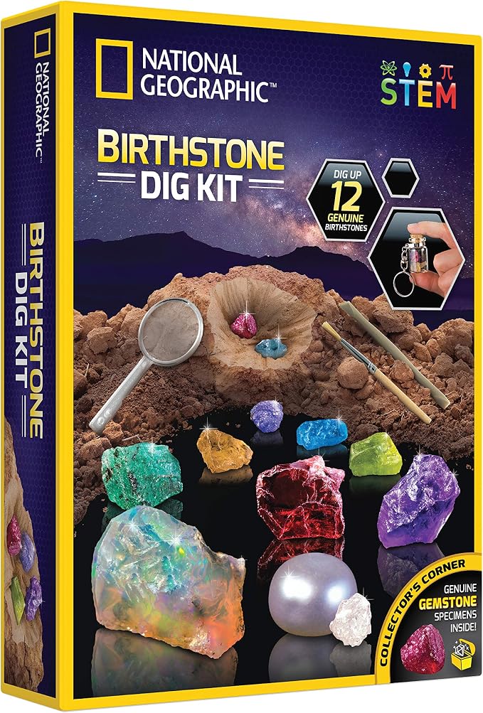 National Geographic Birthstone Dig Kit by BlueMarbleToys
