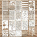 Cubist Mixed Media Layering Stencils by Yhliua