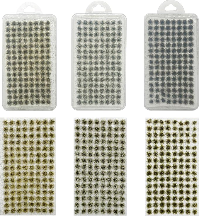 Woohome 312 PCS Static Grass Tufts by Woohome