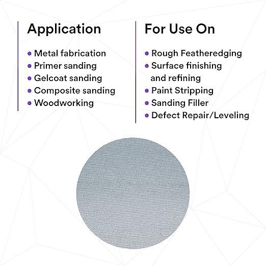 3M Xtract Net Disc 310W, 120+, 8 in, Die 800L, Pack of 50 Hook and Loop Sanding Discs, Virtually Dust-Free, Value Option for Metal, Wood, Composites, Stock Removal, and Fine Finishing