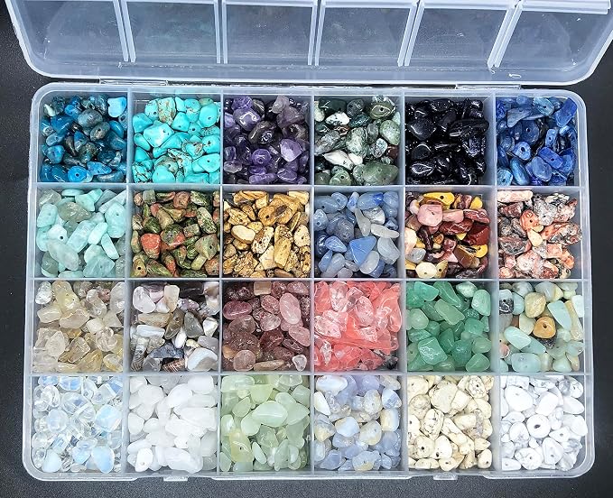 Gemstone Beads Natural Irregular Shaped Stone Chips Crystal Energy Healing Power - Image 3
