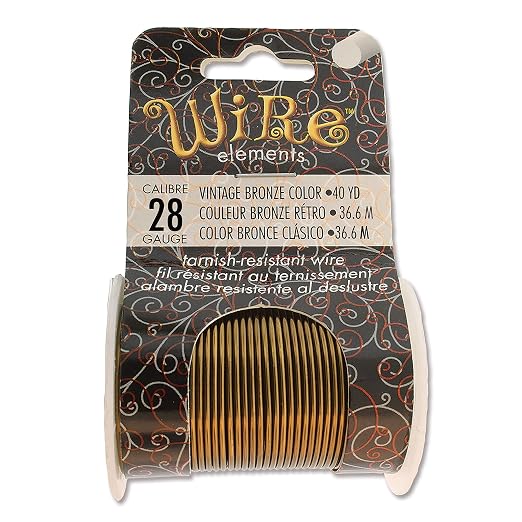 The Beadsmith Wire Elements 28-Gauge Lacquered Tarnish-Resistant Copper Wire - Image 7