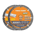 TWIN-TOWN 4 1/2" Diamond Cutting Wheel with 7/8" Arbor, Metal Cut Off Wheel, Carbide Cutting Wheel for Angle Grinder, 5000+ Cuts on Rebar, Steel, Iron, and INOX,2 Pack