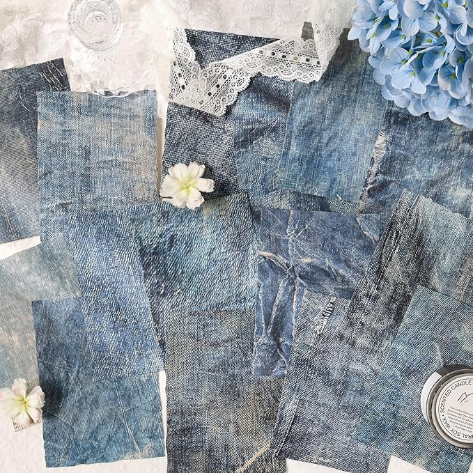 90 Sheets Textured Scrapbook Paper, 4x5.5 Vintage Specialty Paper - Image 5
