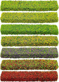 Woohome 7 Color Miniature Shrub Strips Static Grass Tuft Static Shrub by Woohome