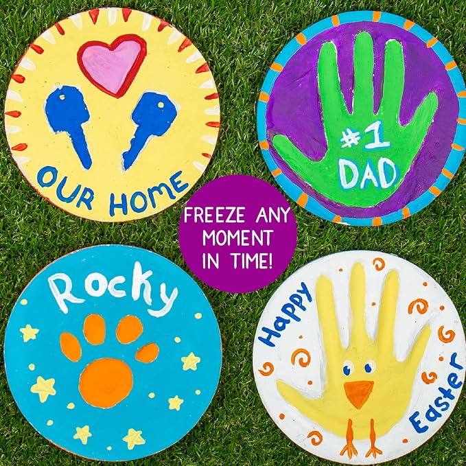 Creative Roots Create Your Own Handprint Stone by Horizon Group USA - Image 3