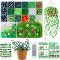 FOGWOWO 2628 Pcs Beaded Plant Kit Green Beads by FOGWOWO