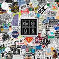 BulbaCraft 100Pcs Nerd Stickers, Cool Nerd Gifts by BulbaCraft