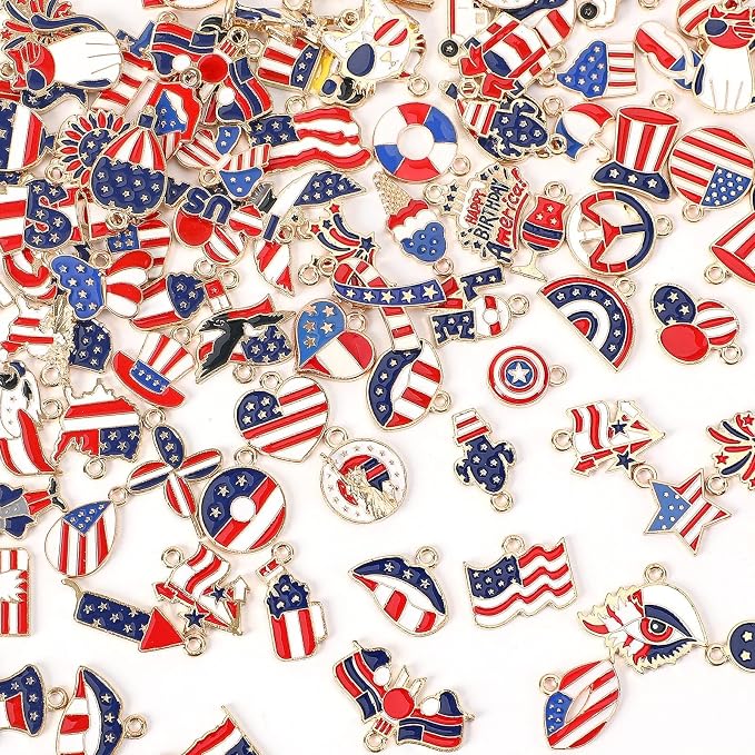 MARFOREVER Patriotic 4th of July Charms by MARFOREVER