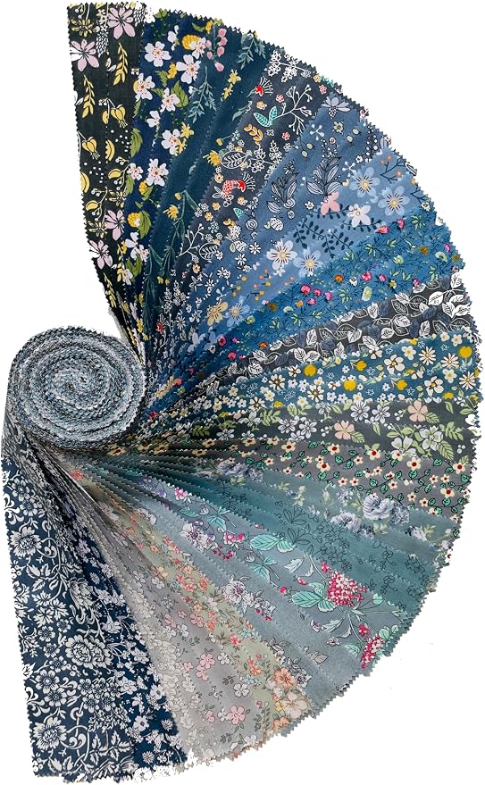 40 Strip Jelly Roll Fabric Strips - Image 3