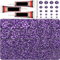 32000Pcs Amethyst Rhinestones for Bedazzling, 6mm Flatback Gems Bedazzler Kit by Worthofbest
