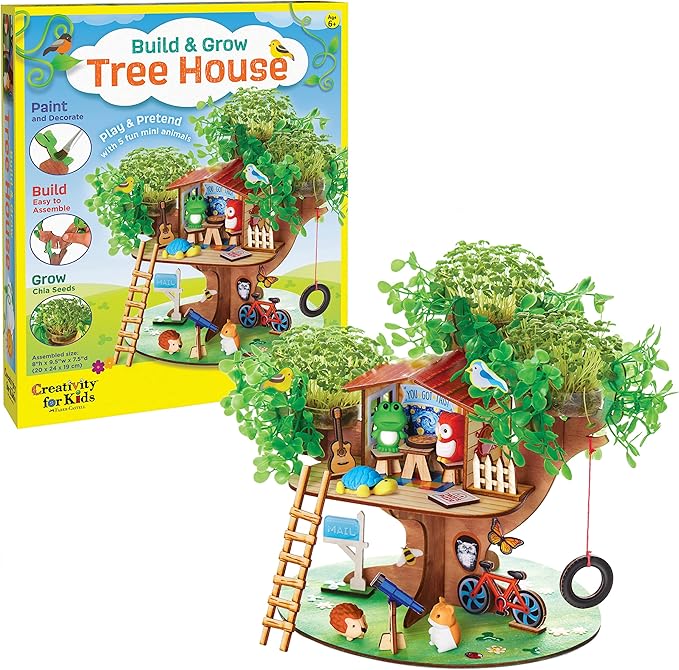 Creativity for Kids Build and Grow Tree House Craft Kit by CreativityforKids