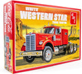 AMT White Western Star Semi Tractor 1:25 Scale Model Kit by AMT
