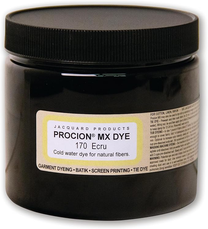 Jacquard Procion Tie Dye Powder Ecru 8oz Jar by Jacquard