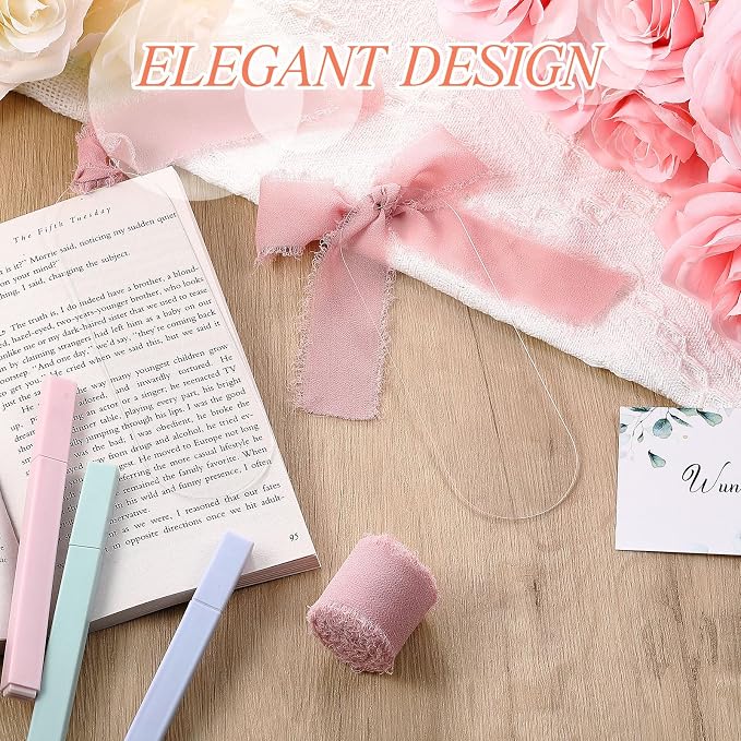 Yeaqee 100 Pcs Acrylic Bookmark Blanks Clear Bookmarks Acrylic Tags - Image 3