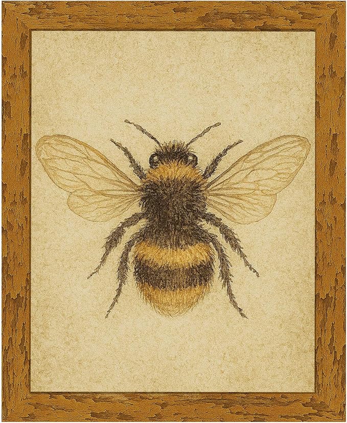 puthiac 8x10 Rustic Farmhouse Picture Frame, Honey Oak, 1 Pack | Distressed MDF by PUTHIAC