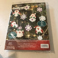 Janlynn Corp. Counted Cross Stitch Kit, Santa's Snowflake Ornament Collection by Janlynn