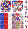 Gionlion 4th of July Decorations Bracelet Making Kit by Gionlion