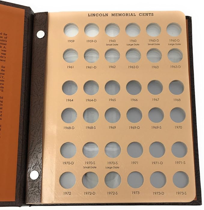 Dansco US Lincoln Memorial Cent Coin Album 1958 - Image 4