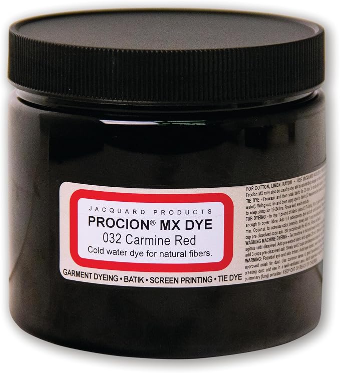 Jacquard Procion Tie Dye Powder Carmine Red 8oz Jar by Jacquard