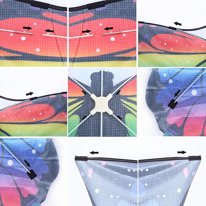 Butterfly Huge Kite for Kids and Adults Easy to Fly Single Line String - Image 6