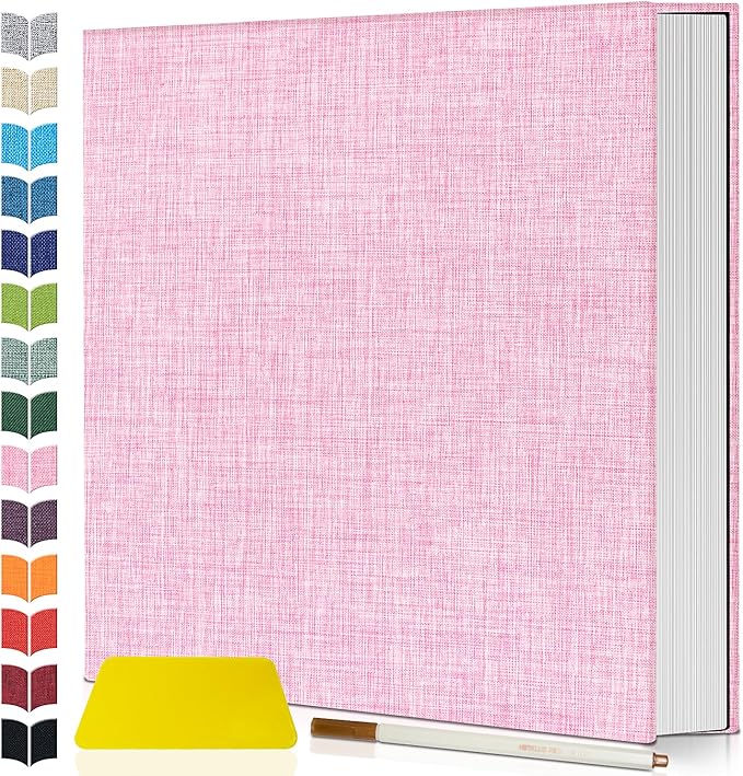 Artfeel Photo Album Self Adhesive Scrapbook, 120 Pages Large Photo Book by Artfeel