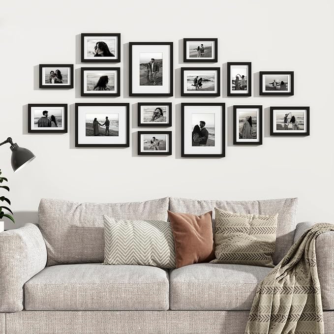 Venusmiles 15 Pack Picture Frames Collage Wall Decor, Gallery Frame Set - Image 2