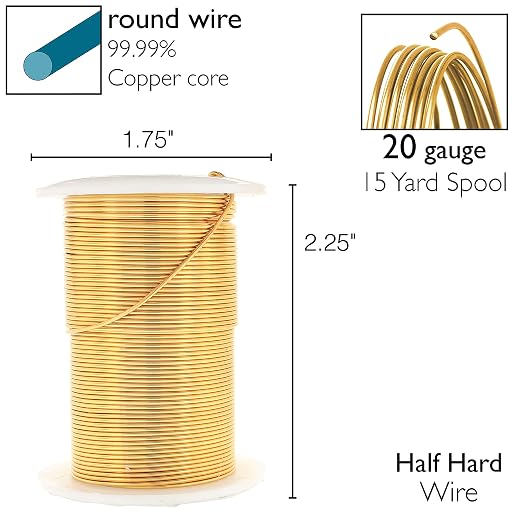 The Beadsmith Wire Elements 20-Gauge Lacquered Tarnish-Resistant Copper Wire - Image 4
