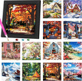 Trandraft 13 Pcs Seasonal Scenery Small Diamond Art Kits by Trandraft