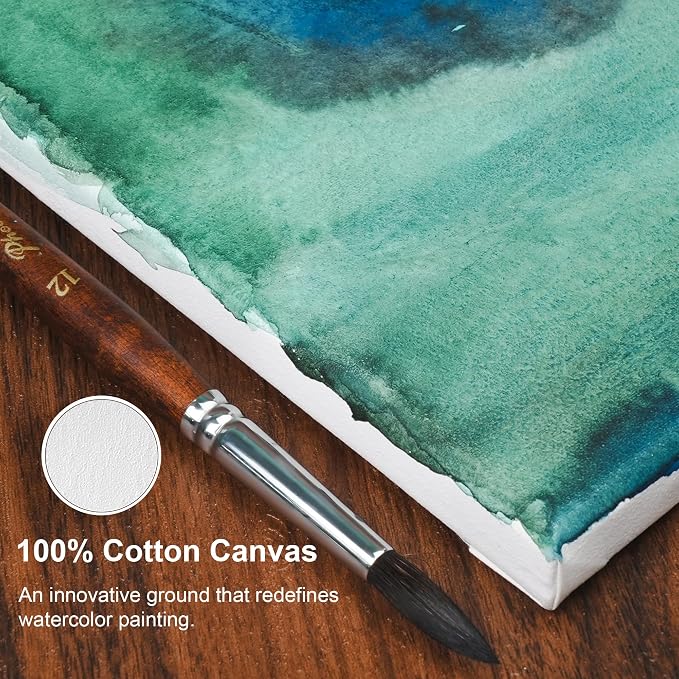 PHOENIX Professional Stretched Watercolor Canvas - Image 7
