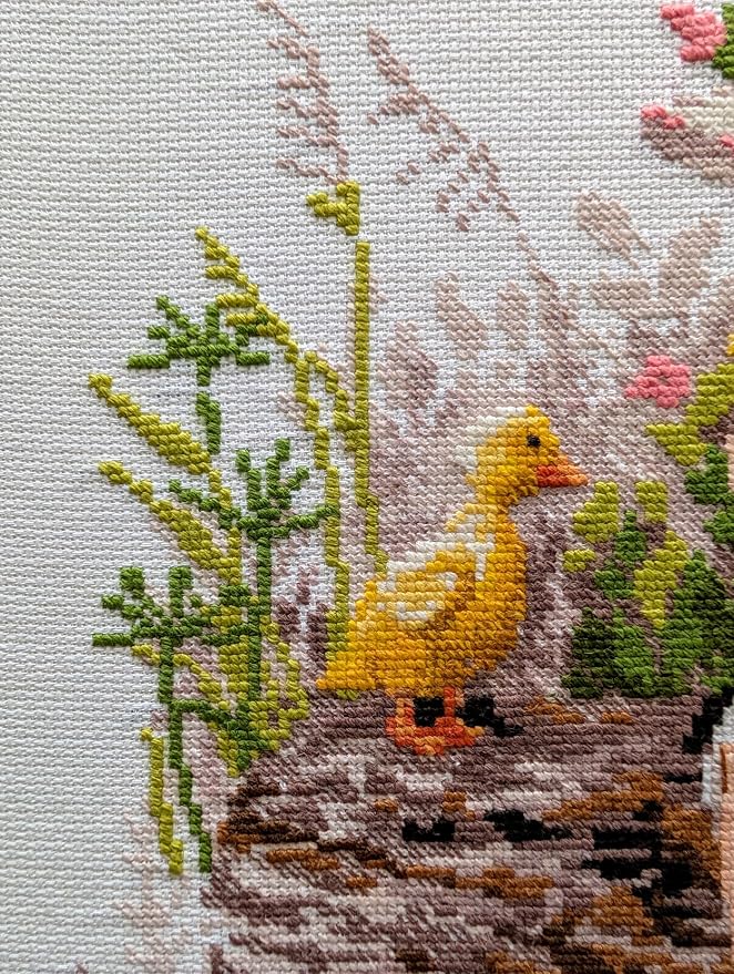 RIOLIS - Girl with Ducklings 1781, Animals Cross Stitch Kits 11, Cross Stitch - Image 6