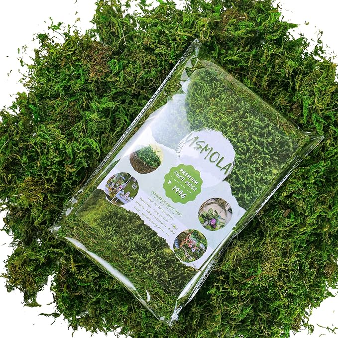 USMOLA Artificial Moss, 16OZ Fake Moss - Image 2