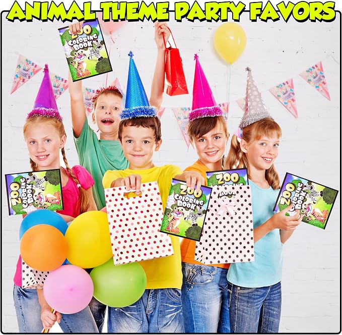 72Pcs Zoo Animal Coloring Books Bulk - Image 6