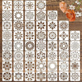 50 PCS Mandala Painting Stencils Reusable Mandala Stencils by CHHAICHENG