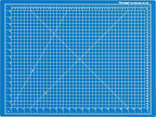 Dahle Vantage 10692 Premium Self-Healing Cutting Mat, 1/2" Grid, 5 Layers by Dahle