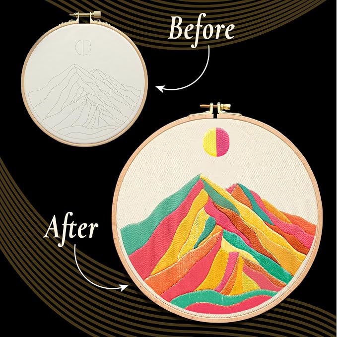Unwynd Embroidery Kit Landscape - Image 6