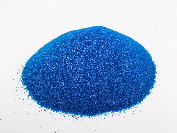 Blue Fine Colored Sand for Ritual Use, Zen Gardens, Incense Burners, Smudging - Image 2