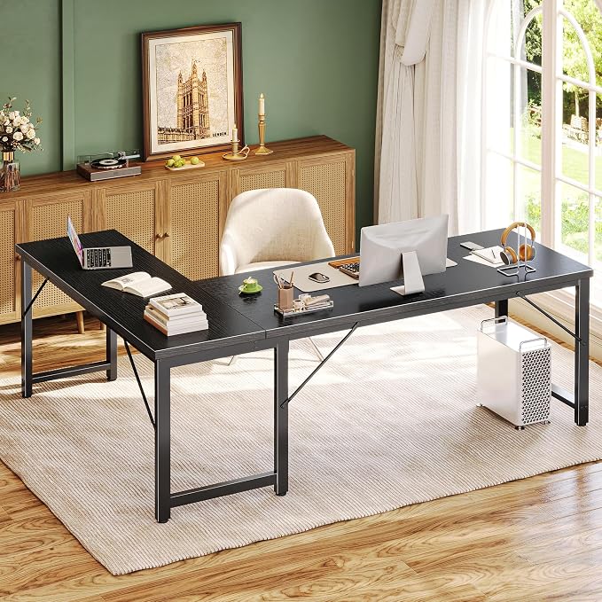Huuger 63 Inch L Shaped Desk - Image 7