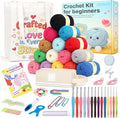 Katech Crochet Kit for Beginners Adults Kids-Crochet Starter Kits-Includes Soft by Katech