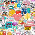 100Pcs Sewing Stickers and Decals by BulbaCraft